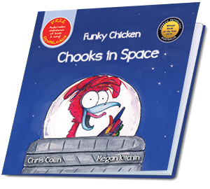 fucky chicen chooks in space book cover
